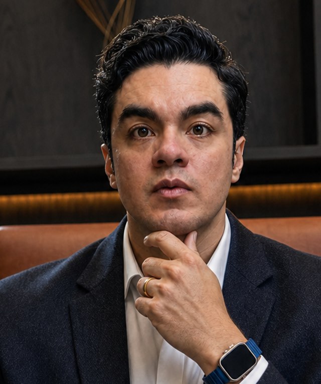 Retrato de Emmanuel Rosales, asesor de Centauro Capital